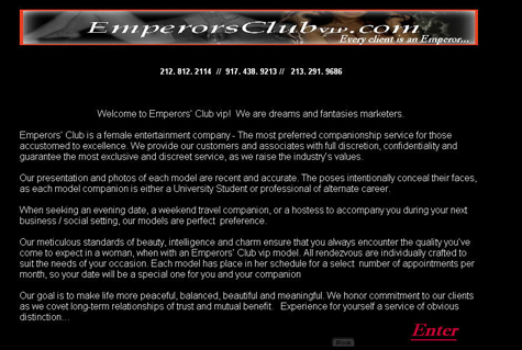 The Emperor's Club is naked...